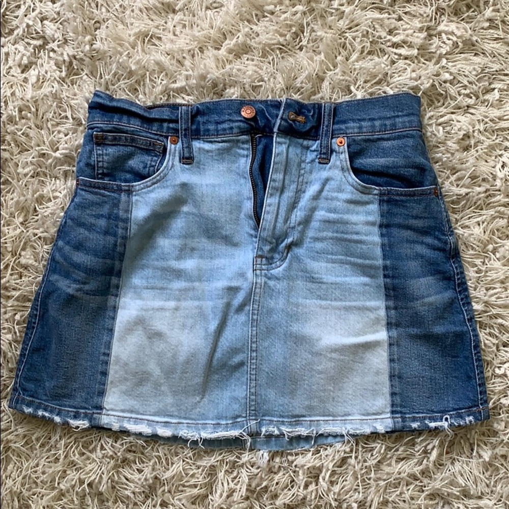 Madewell Jean mini skirt